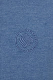COUNTRY JERSEY MARL POLO SHIRT - DUSTY BLUE